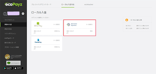 オンラインカジノで必須 Ecopayz エコペイズ の出入金方法